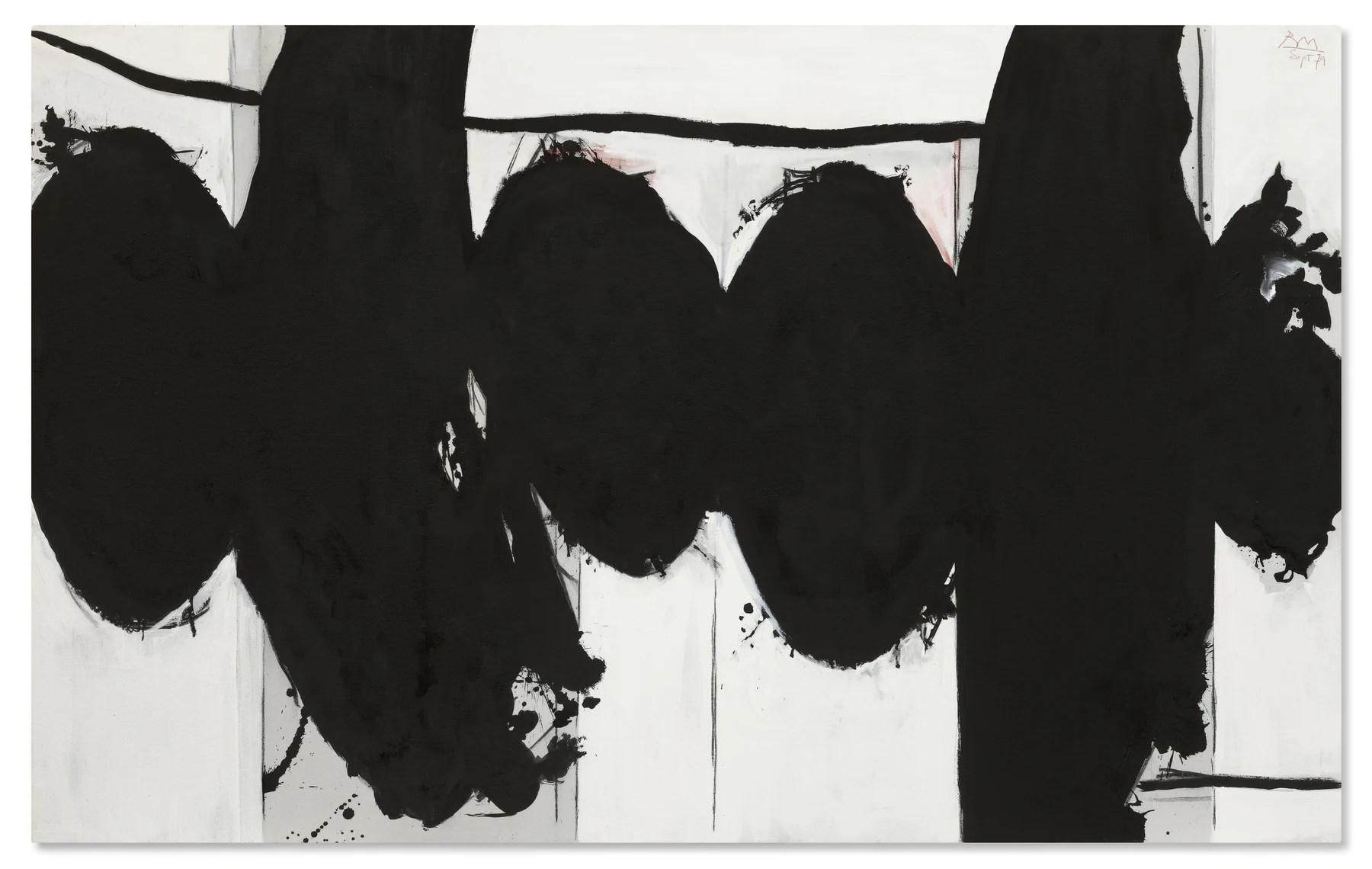 Black rhythm on white
