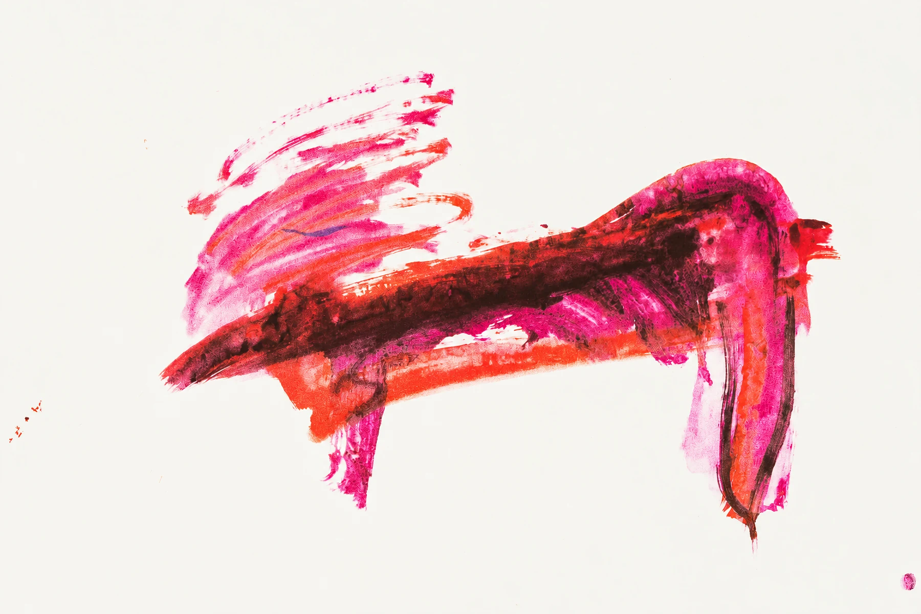 Pink gestural recreation