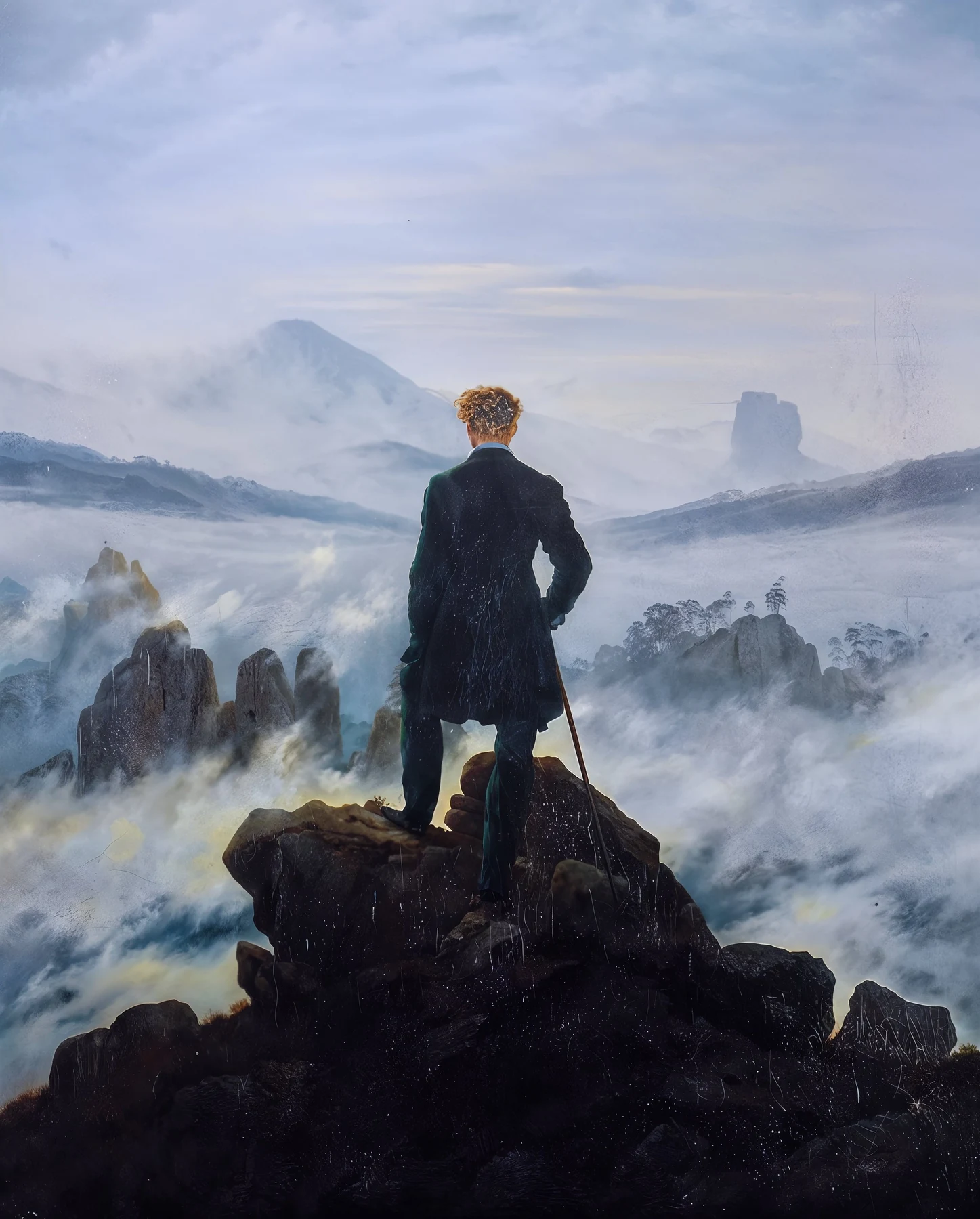 Figure above the fog