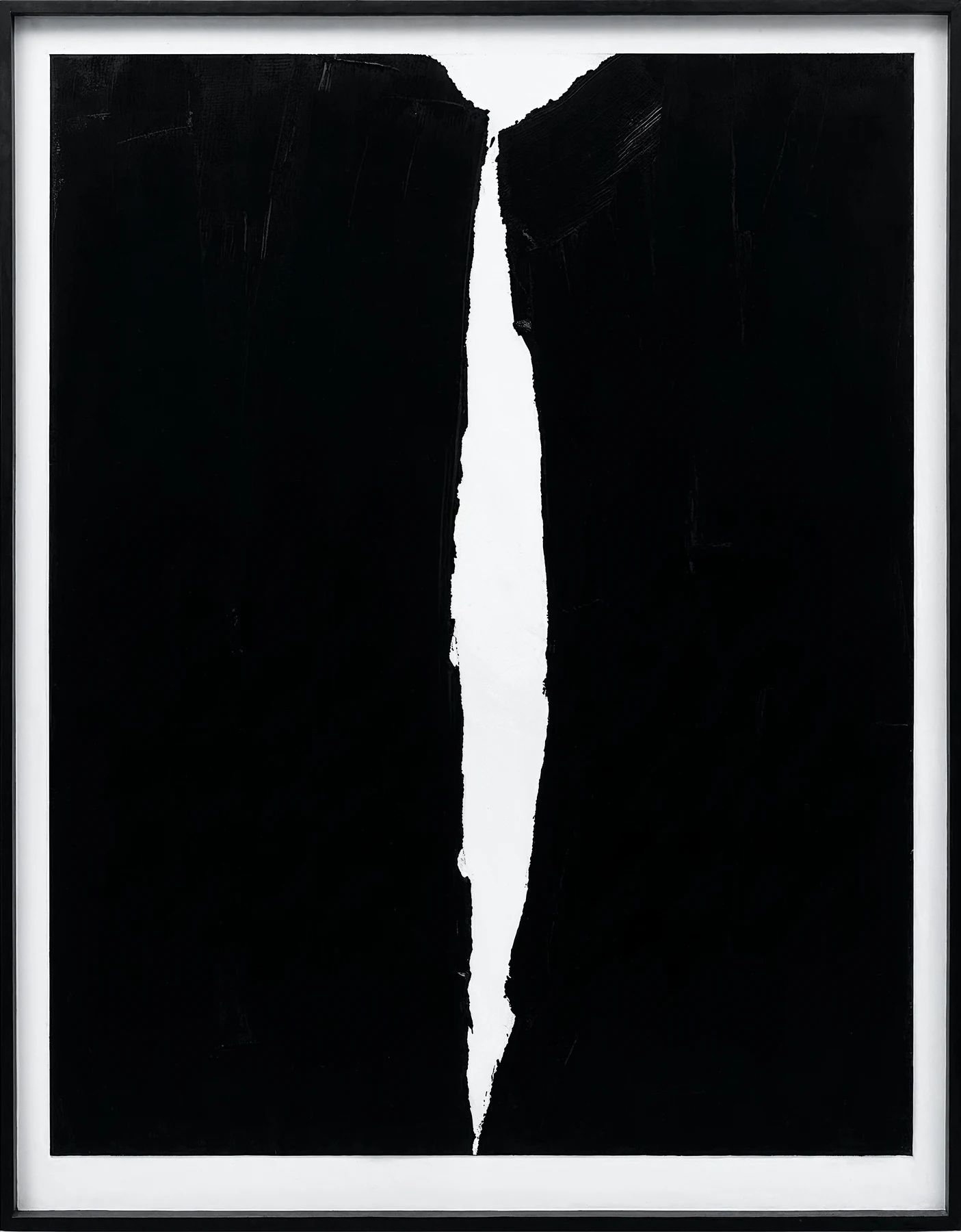 Black vertical split